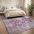 thumbnail image 3 of ODIKA Bathtub Vintage Loofah Distressed Spotted Petal Backing for Dining Room, Large Office, Lounge, Non-Slip Chair-Friendly, 3 of 7