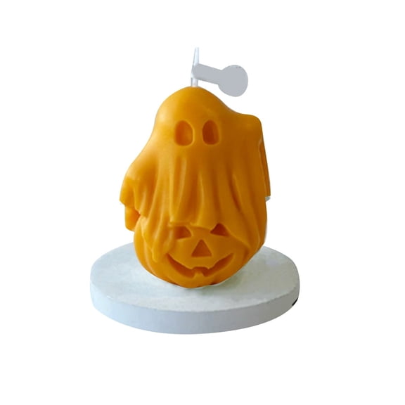 Halloween Ghost Pumpkin Scented Candle for Home Tabletop Party Decor