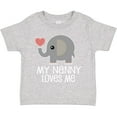 thumbnail image 3 of Inktastic My Nanny Loves Me Grandchild Boys or Girls Toddler T-Shirt, 3 of 5