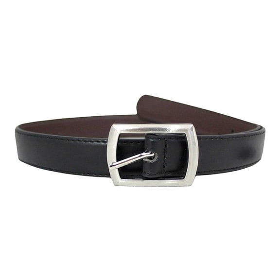 Cinturón Long Beach Polo Talla 12/14 Liso Negro
