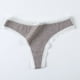 thumbnail image 1 of Tanga sin costuras para mujer, de algodón de colores, para deportes, fitness, talla grande, sexy, para yoga, de algodón puro, fina, para primavera y verano, 1 of 6