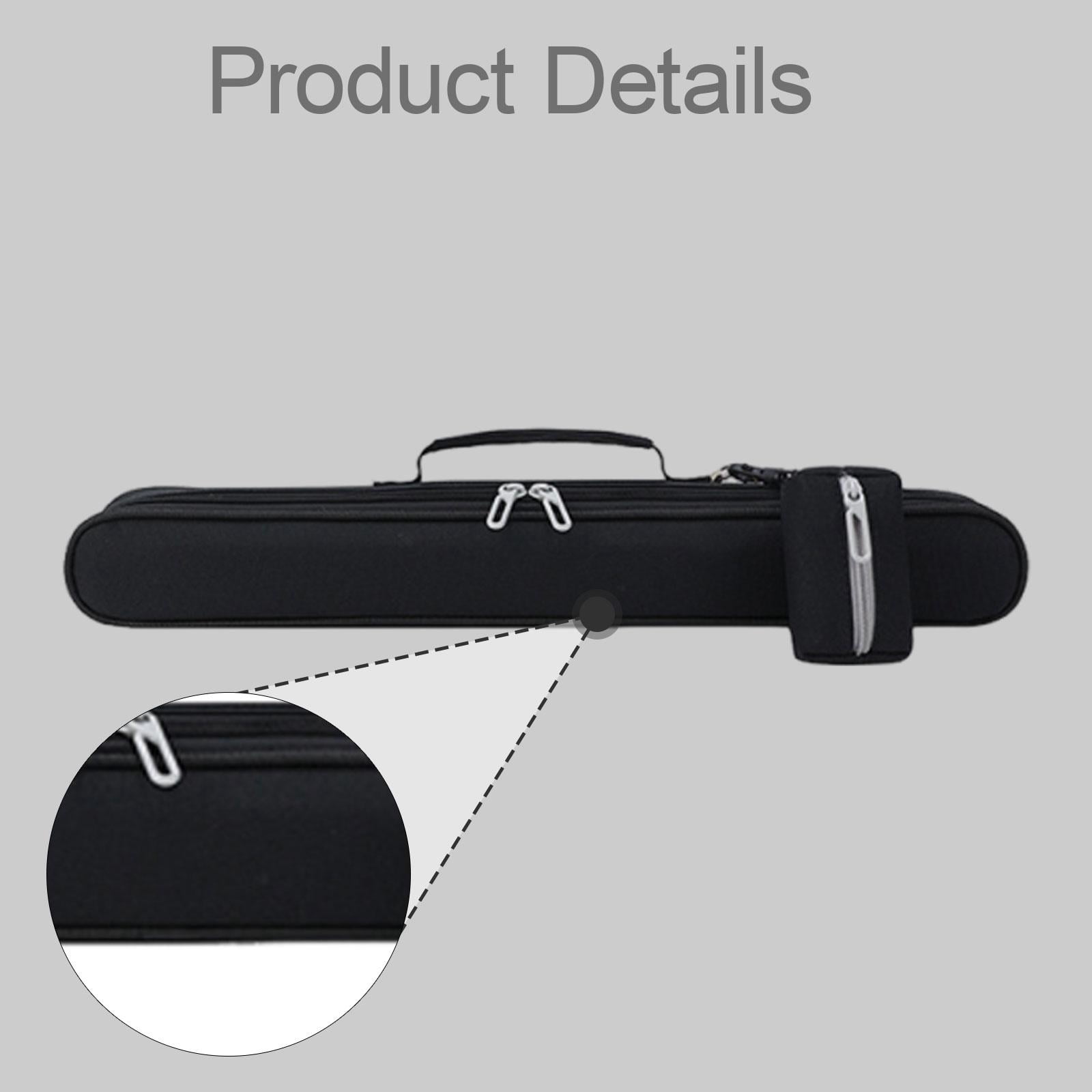 LeeQinersw Flute Carrying Case Carrying Pouch Gift Lightweight Bamboo Flute Storage Bag Black