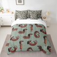 thumbnail image 3 of Homewish Kawaii Dachshund Child Twin Bedding Sets 7-Piece, Cute Dog Animal Bedding Comforter Set, Funny Dalmatian Lover Sheet Sets, Super Cozy Room Decor, 3 of 8