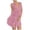 Pink, variant on JFHHQ Mid-Calf Solid Dress Women's Bodycon Maxi Dress with Spaghetti Straps Low Cut Neckline and High Slit Backless Long Dress for Evening Clubwear L Black