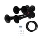 thumbnail image 2 of Kit De Bocina De Tren, 4 Bocinas De Trompeta Súper Durabilidad A Prueba De Polvo DC 12V Negro Antihumedad Resistente Al Desgaste Para Camiones Para Barcos Para Motocicletas, 2 of 7