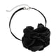 thumbnail image 4 of Gargantilla de flores, collar de flores grandes, suave, estilo retro, joyería de vestir, negro, 4 of 8