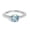 Light blue, variant on 1ct D Color VVS1 Moissanite Diamond Rings 925 Sterling Silver Wedding Rings for Women Engagement Rings for Women with Certificate