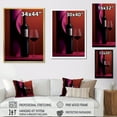thumbnail image 4 of Designart "Zenith Of Zinfandel" Wine Floater Framed Canvas Prints, 4 of 5