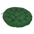thumbnail image 1 of Cojín de asiento colgante tipo cesta, cojín para hamaca, redondo, cómodo y grueso, para patio, tapete para interior, jardín y camping. Verde 40cm, 1 of 8