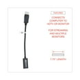 thumbnail image 4 of Innovera Display Port-hdmi Adapter, Display Port; Hdmi, 0.65 Ft, Black, 4 of 6