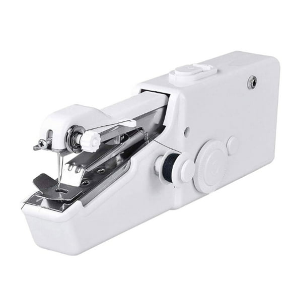 TAPDRA Part Portable Hand Sewing Machine Quick Handy Stitch Sew Needlework Cordless Clothes Fabrics Household