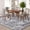 Grey, variant on GlowSol 8' x 10' Vintage Area Rug Medallion Rug Low Pile Non Slip Accent Rug for Dining Room Home Office, Rust/Beige