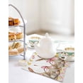 thumbnail image 4 of Easter Bunny Eggs Kitchen Dish Towels for Drying Dishes Set of 2, Spring Tulips Rustic Rabbits Colorful Plaid Waffle Weave Microfiber Hand Tea Bathroom Towels Quick Dry & Absorbent Towel 12x12, 4 of 7