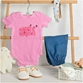 thumbnail image 3 of Hunting and Hairbows Cute Daughter Bodysuit Jumper Girls Infant Baby Brisco Brands 6M, 3 of 6