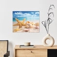 thumbnail image 6 of Lsque Beach Starfish Shell Print Wall Art – Decorative Picture for Living Room, Bedroom, and Office (Horizontal), 6 of 6
