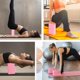thumbnail image 5 of Bloque de yoga - Bloque de pilates - Bloque de meditación - Bloque de yoga para adultos - Bloque de yoga de espuma EVA - Paquete de 2 - Rosa, 5 of 7
