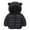 Black, variant on Kiijoy Toddler Boys Padded Coat Winter Bear Ears Hooded Puffer Jacket Outerwear, Sizes 3-4