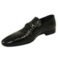thumbnail image 3 of Men's GENIO Genuine Crocodile Embossed Leather Shoes Turkey 120371618 Black, 3 of 8