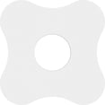 thumbnail image 4 of 12"OD x 4"ID x 4"C x 1"P Luna Architectural Grade PVC Contemporary Ceiling Medallion, 4 of 11