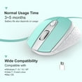 thumbnail image 4 of FL USB C Wireless Mouse, Type C Silent Mouse for MacBook Air/Pro, 2.4G Cordless Computer Mice with 6 Buttons and 3 Adjustable DPI for Mac, Laptop, Desktop, PC, 4 of 7