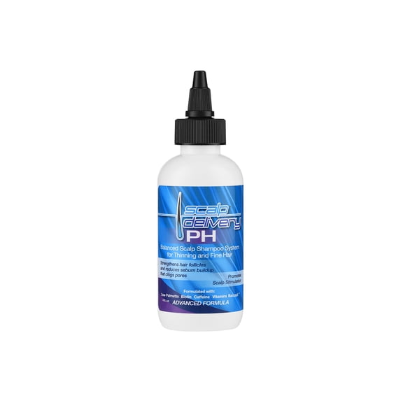 Scalp Delivery PH Balancing Scalp Cleansing Shampoo for Thicker, Healthier Hair - high performance Treatment for Men and Women with Biotin, Saw Palmetto, and Vitamin B-6