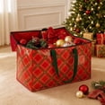 thumbnail image 4 of Qwtwty Large Capacity Christmas Tree Storage Bag, Heavy Duty Waterproof Storage Container with Reinforced Handles, Zippers and Wide Opening for Xmas Trees, 4 of 7