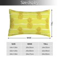 thumbnail image 4 of Vsdgher Gold Pineapple Print Pillow Cases -Iconic Collection Pillowcases -Extra Soft, Not easy to deform,not pilling Export quality, 4 of 8