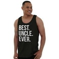 thumbnail image 3 of Best Uncle Ever Niece Nephew Tank Top Sleeveless Tee Men Brisco Brands S, 3 of 6