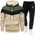 thumbnail image 5 of 2024 ropa de hombre, sudadera informal, traje, sudaderas para hombre, sudaderas con capucha Tricolor diarias, chándal deportivo para correr de alta calidad, 5 of 5