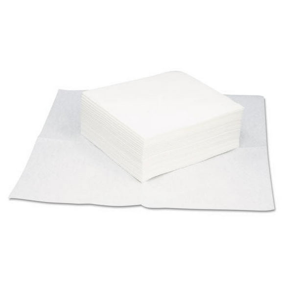 Taskbrand Grease And Oil Wipers, Quarterfold, 12 X 13 1/4, White, 50/pack | Bundle of 2 Cartons