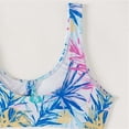 thumbnail image 4 of Trajes de Baño de Bikini de Mujer con Correas Impresas V Sexy Split Set de Tres Piezas, Diseño de Corte Alto para la Piscina de Playa Y las Vacaciones de Verano, 4 of 9