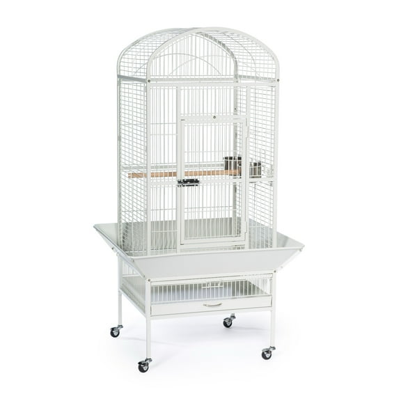 Prevue Pet Products Medium Dome Top Bird Cage - Chalk White 34522