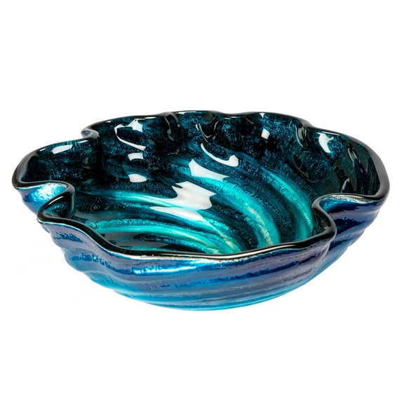 Caribbean Wave Glass Vessel Sink