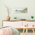thumbnail image 2 of Stupell Industries Rocky Point Coastal Seascape Soft Watercolor Canvas Wall Art, 10 x 24, Design by Melissa Hyatt LLC, 2 of 6