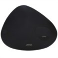 thumbnail image 1 of Nordic Triangular Leather Placemat, Heat Insulation, Non-slip, Waterproof (Black), 1 of 4