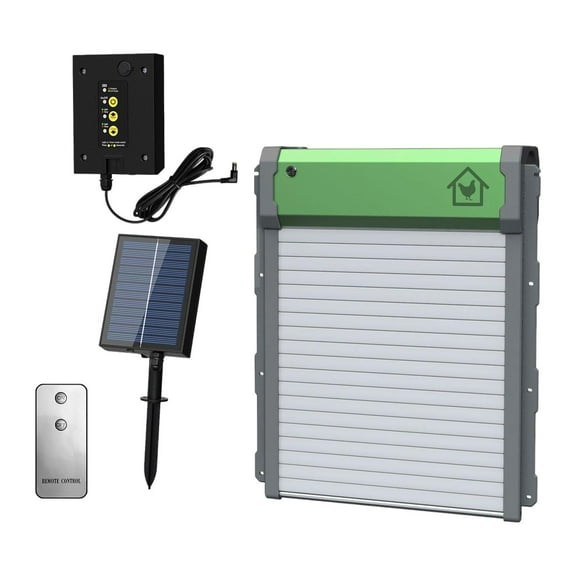 oshhnii Automatic Chicken Coop Door Electric Opener with Timer Light Sensing Multi Modes