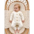 thumbnail image 6 of Cenuakty Baby Knit Romper Stylish Giraffe Embroidery Round Neck Long Sleeve Infant Sweater Jumpsuit Newborn Clothes, 6 of 9