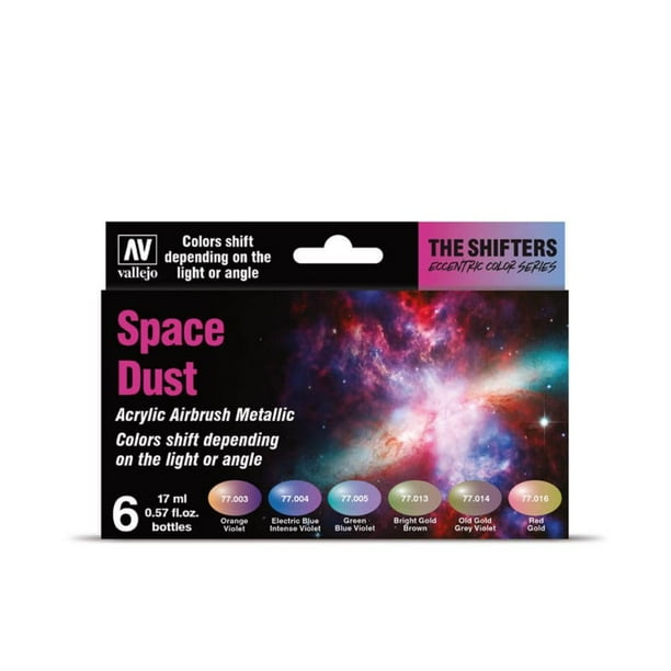 Set de pinturas Vallejo The Shifters Space Dust, 6 x 17 ml