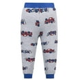 thumbnail image 3 of SXIMEE 2-7T Toddler and Boys Joggers Cotton Sweatpants Kids Pull-On Active Athletic Pants with Drawstring, 3 of 6