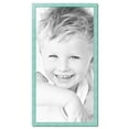 thumbnail image 2 of ArtToFrames 25" x 49" Eggshell Blue Picture Frame, 25x49 inch Blue Wood Poster Frame (WOM-4599),  Pack, 2 of 8