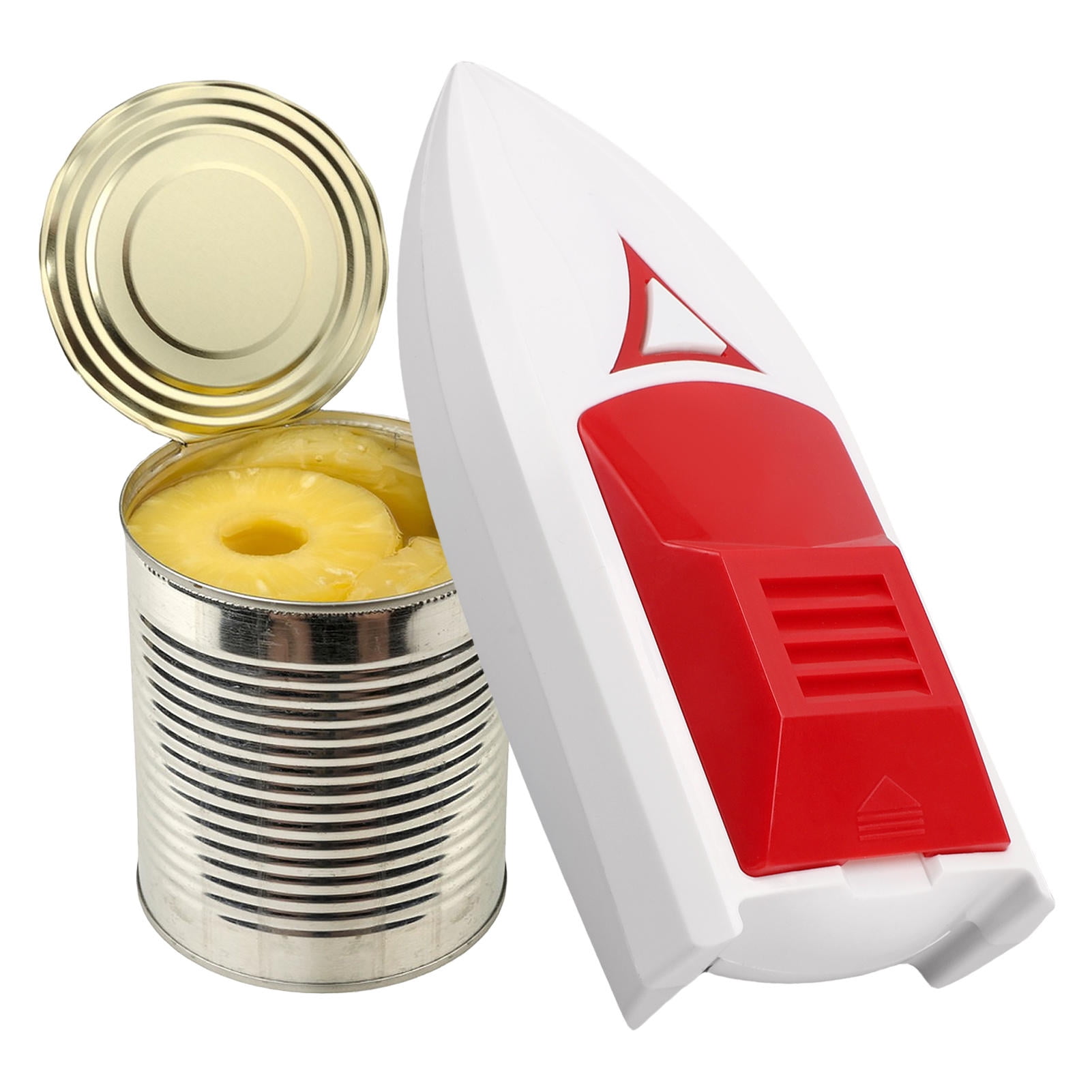 YAHHU Electric Can Opener – Auto Stop, Smooth Edges, Magnetic Lid Capture, Battery Powered, Ideal for Seniors & Outdoor Use