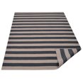 thumbnail image 4 of Rugsotic Carpets Hand Woven Flat Weave Kilim Wool Eco-Friendly 5'7''x7'10'' Area Rugs Rectangle Cream Gray Contemporary Modern Design Low Pile Indoor Handmade Rug for Living Room, Bedroom D00107, 4 of 4