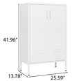 thumbnail image 6 of Suitable for steel storage cabinets in living rooms, kitchens, and bedrooms, 2 door miscellaneous storage cabinet, garage tool storage cabinet, and office file cabinet 2 movable partitions, 6 of 13