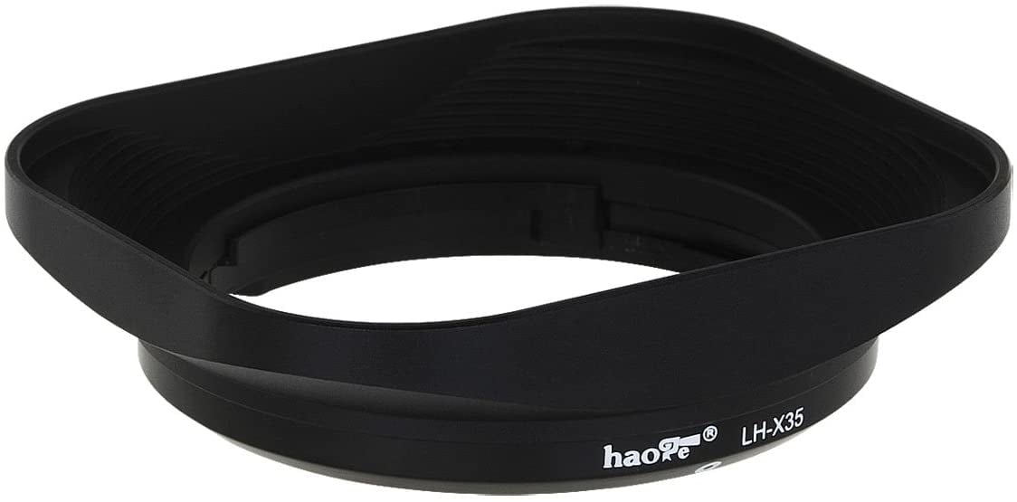 Black Lens Hood and Cap for Fujinon XF 23mm and 35mm f/2 R WR LH-XF35-2
