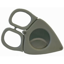 Grey Credo Stainless Steel Double Blade 70 Ring Gauge Cigar Cutter Scissor 2401