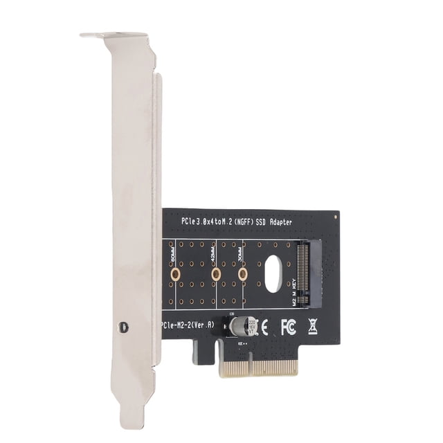 PCI Express Riser Card, Gold Plated Connector Fast Heat Dissipation Solid State Capacitor PCIe To NGFF Adapter for 2230 2242 2260 2280 22110 SSD