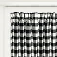 thumbnail image 4 of Kate Aurora Plaid Country Farmhouse Door Curtain With Tieback - Assorted Colors & Sizes, 4 of 7
