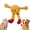Waffle, variant on Dog&Cat Squeaky Chew Toys, Soft Yarn Plush Waffle&Long Leg Baby Dog and Catnip Toy with Squeakers & Crinkle, Ecofriendly Material Made, for Small, Medium and Large Dogs & Cats