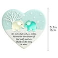 thumbnail image 3 of CxhicLuv Heart-Shaped Sea Glass Friendship Ornament, Sentimental Keepsake for Christmas Tree, Meaningful Friendship Quote Decoration, Thoughtful Gift for Women & Close Friends, 3 of 6
