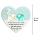 thumbnail image 3 of Adorno de la amistad con forma de corazón de vidrio marino, recuerdo de la amistad, adorno de corazón de la amistad para árbol de Navidad., 3 of 6
